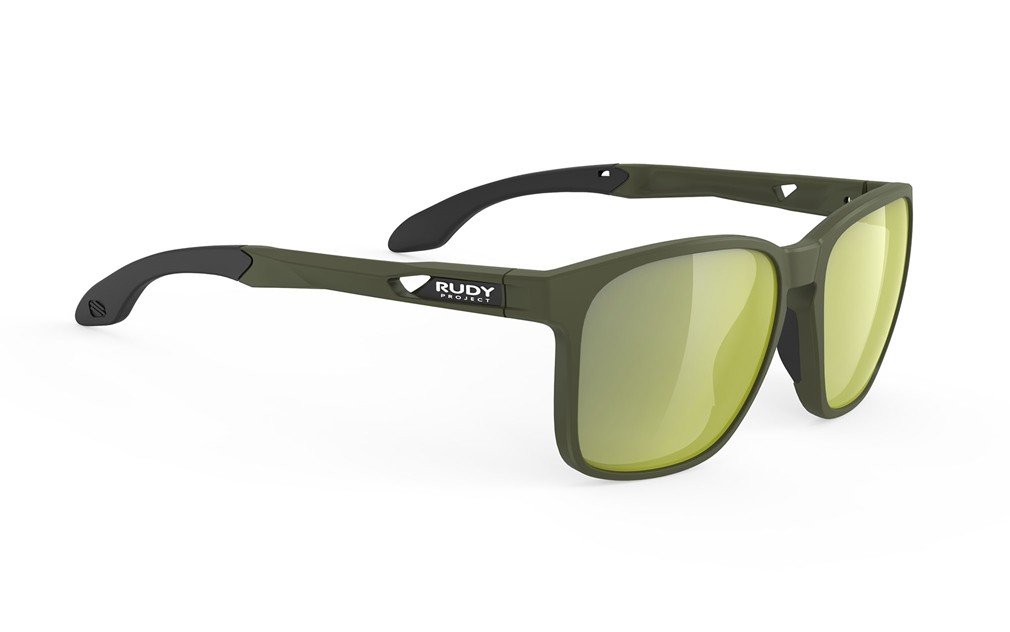 Sunglasses Rudy Project Lightflow A SP823213-0000 color olive matte lenses laser green