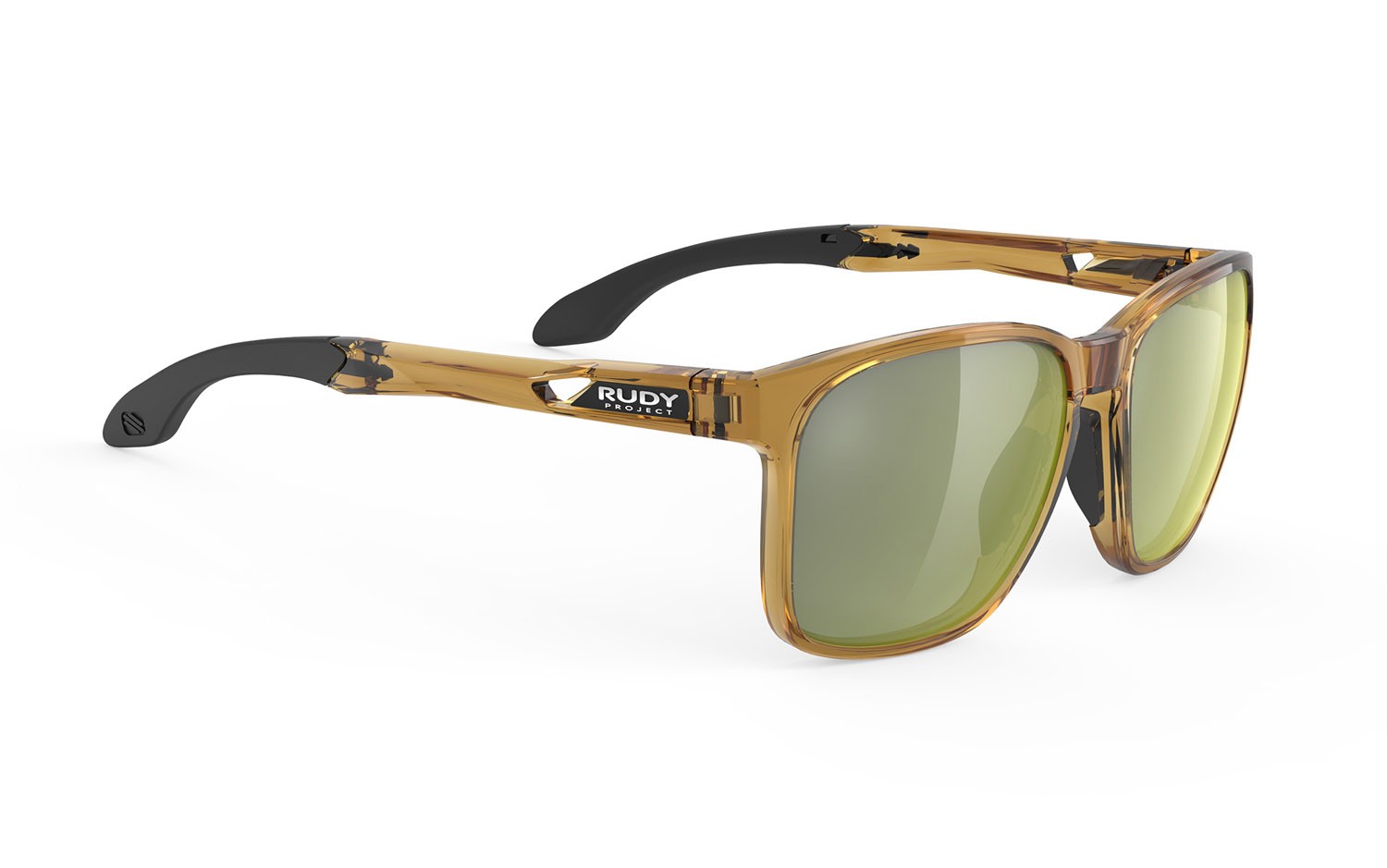 Occhiali da sole Rudy Project Lightflow A SP823283-0000 colore crystal butterscotch gloss lenti laser green