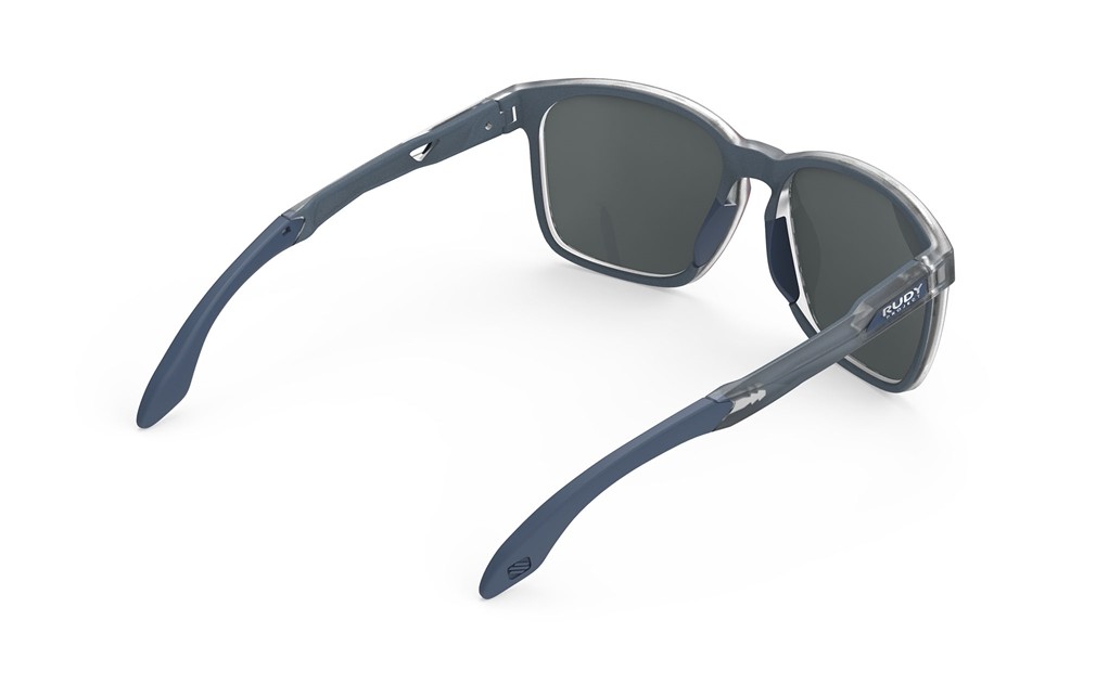 Occhiali da sole Rudy Project Lightflow A SP823853-0000 colore ice blue metal matte lenti multilaser red