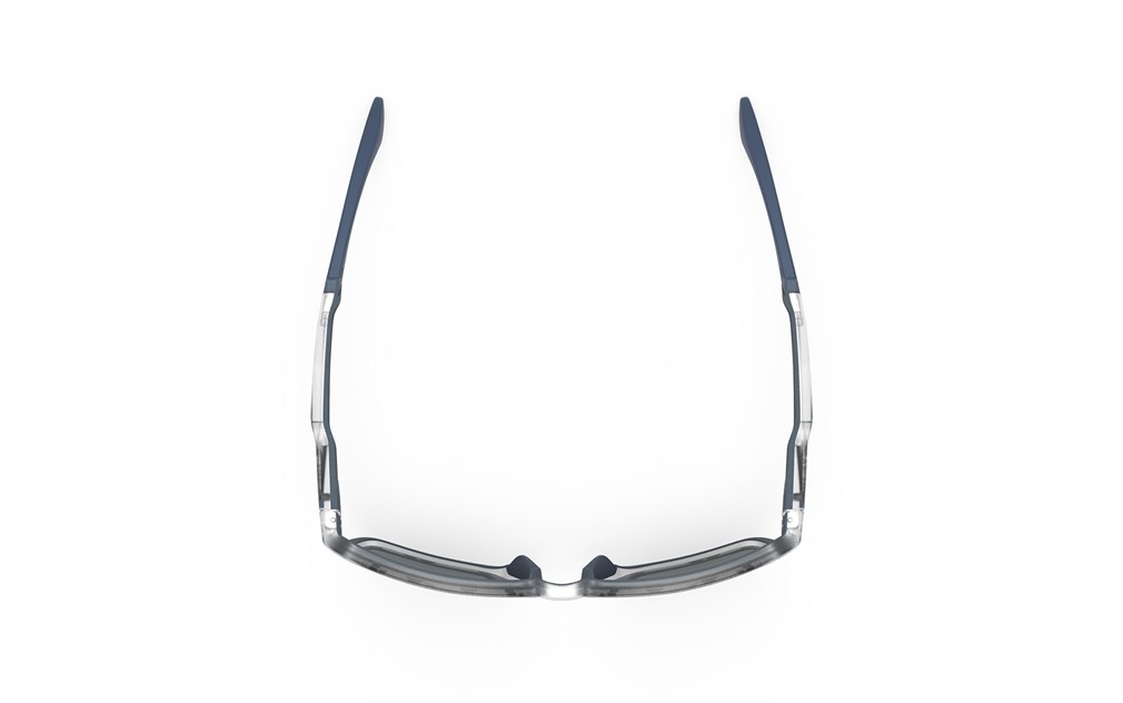 Occhiali da sole Rudy Project Lightflow A SP823853-0000 colore ice blue metal matte lenti multilaser red