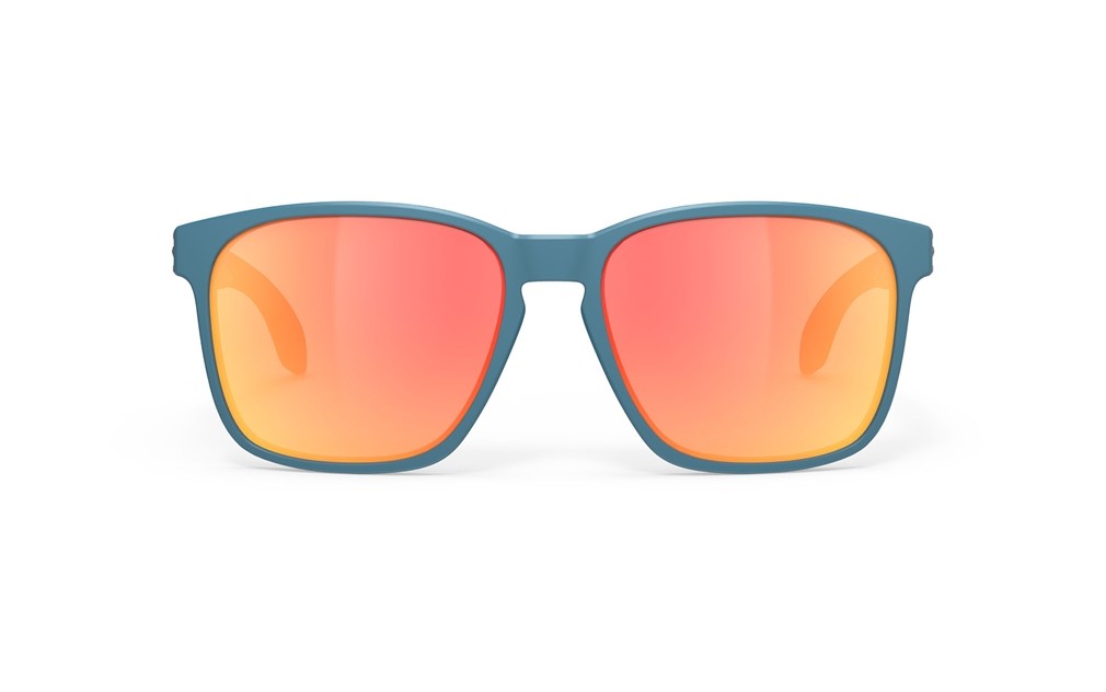 Occhiali da sole Rudy Project Lightflow A SP824064-0000 colore teal matte lenti multilaser orange