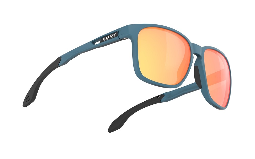 Occhiali da sole Rudy Project Lightflow A SP824064-0000 colore teal matte lenti multilaser orange