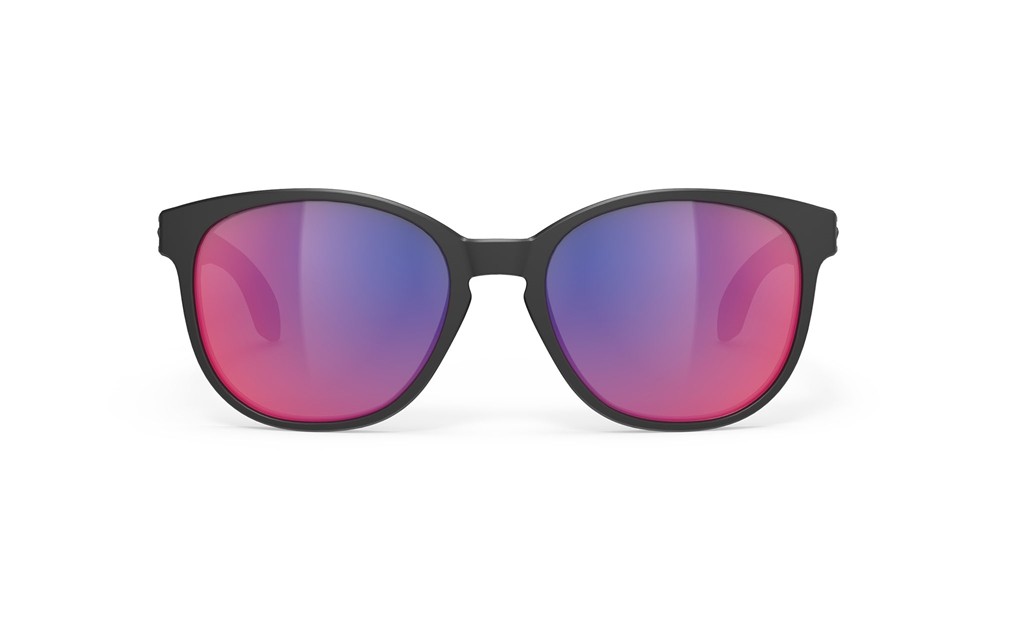 Occhiali da sole Rudy Project Lightflow B SP836206-0000 colore black matte lenti polar 3fx hdr mls red