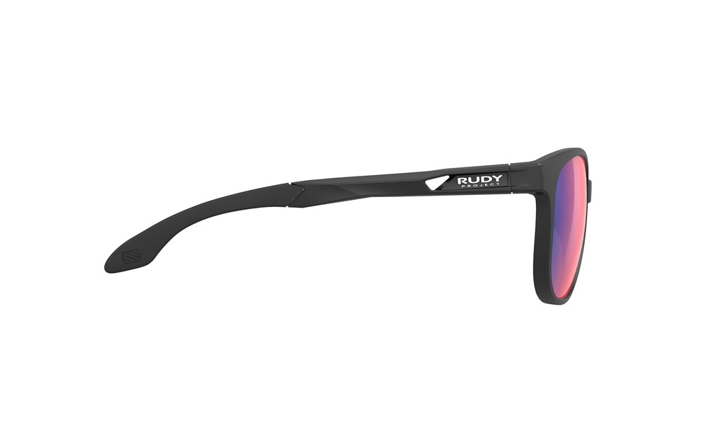 Occhiali da sole Rudy Project Lightflow B SP836206-0000 colore black matte lenti polar 3fx hdr mls red