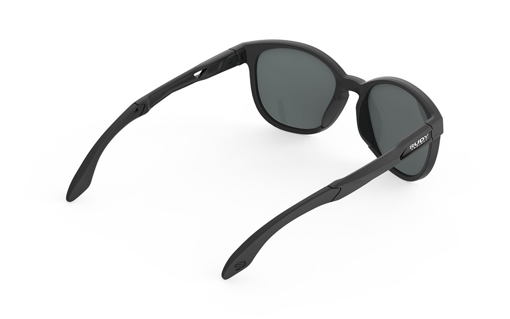 Occhiali da sole Rudy Project Lightflow B SP836206-0000 colore black matte lenti polar 3fx hdr mls red