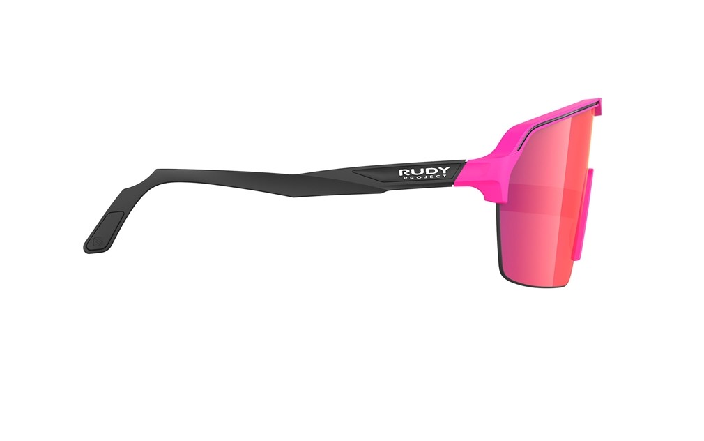 Occhiali da sole Rudy Project Spinshield Air SP843890-0001 colore pink fluo matte lenti multilaser red
