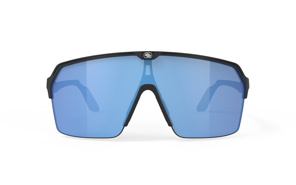 Occhiali da sole Rudy Project Spinshield Air SP843906-0003 colore black matte lenti multilaser blue