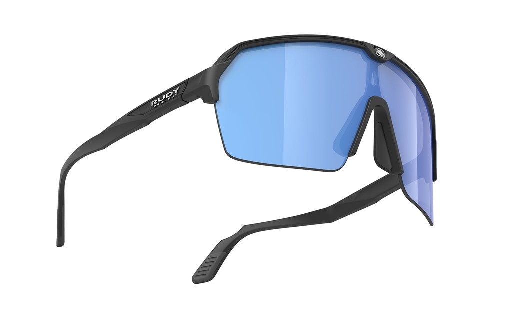Occhiali da sole Rudy Project Spinshield Air SP843906-0003 colore black matte lenti multilaser blue