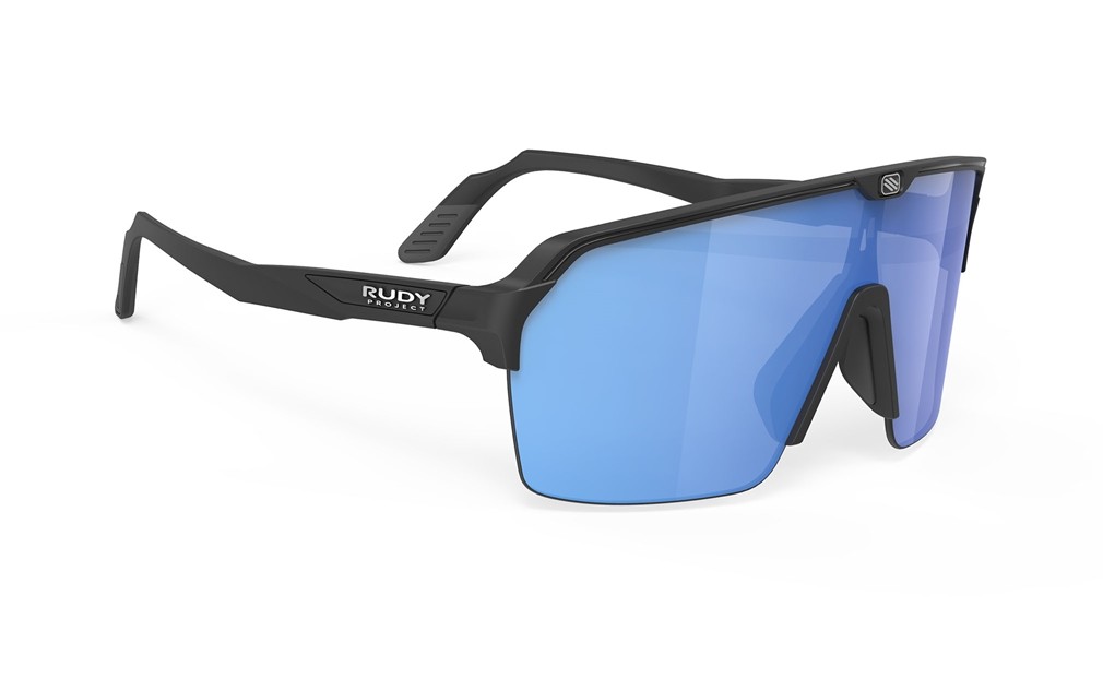 Occhiali da sole Rudy Project Spinshield Air SP843906-0003 colore black matte lenti multilaser blue