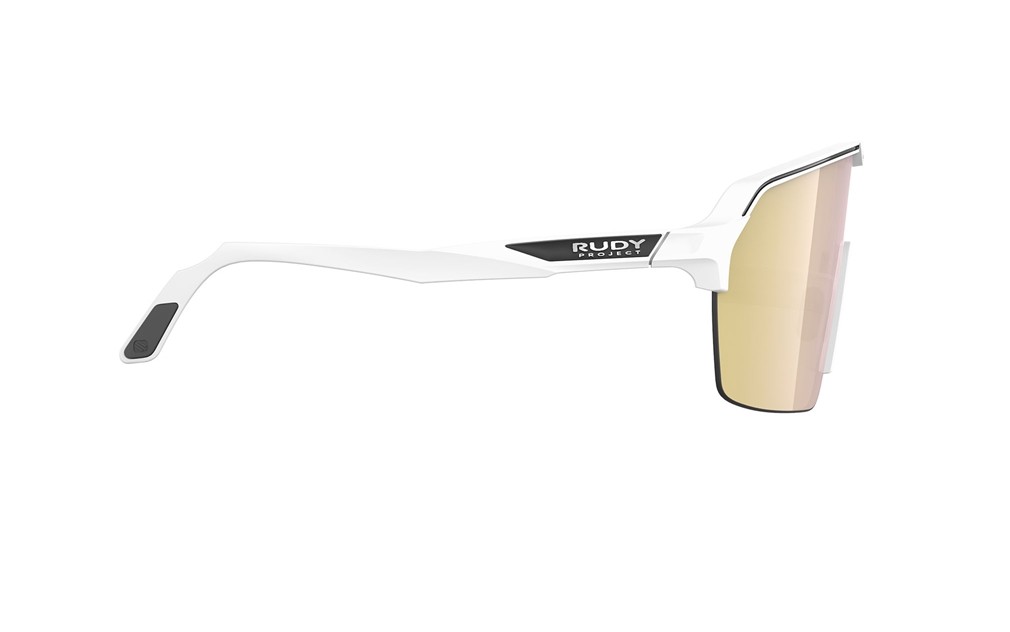 Occhiali da sole Rudy Project Spinshield Air SP845758-0000 colore white matte lenti multilaser gold