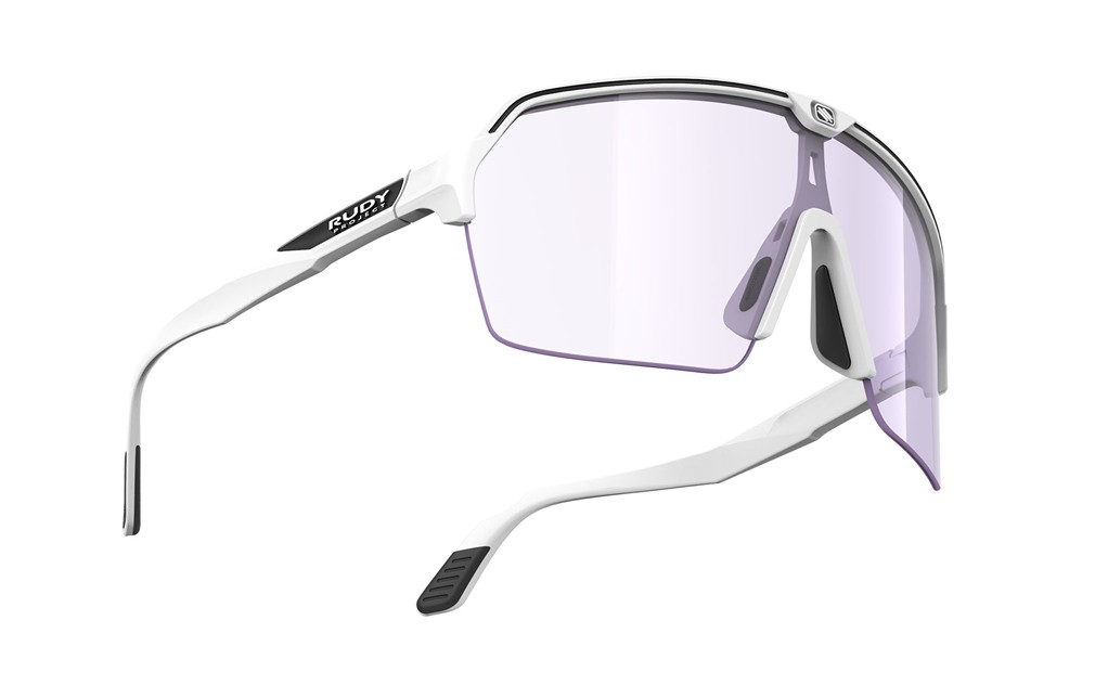 Occhiali da sole Rudy Project Spinshield Air SP847558-0001 colore white matte lenti laser purple