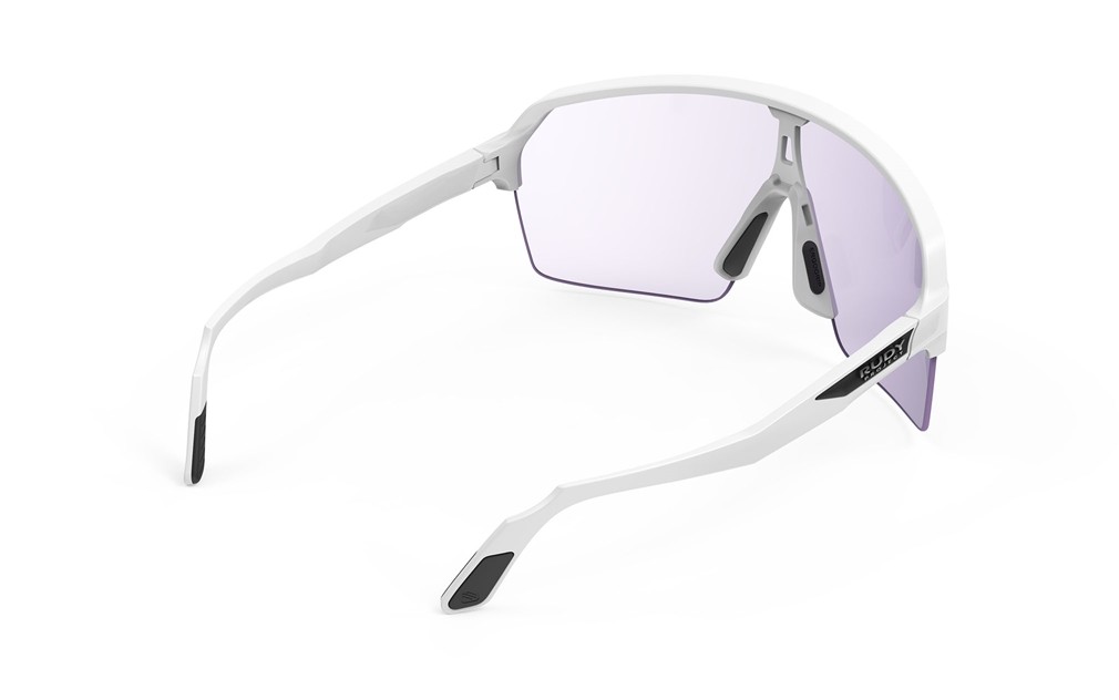 Occhiali da sole Rudy Project Spinshield Air SP847558-0001 colore white matte lenti laser purple