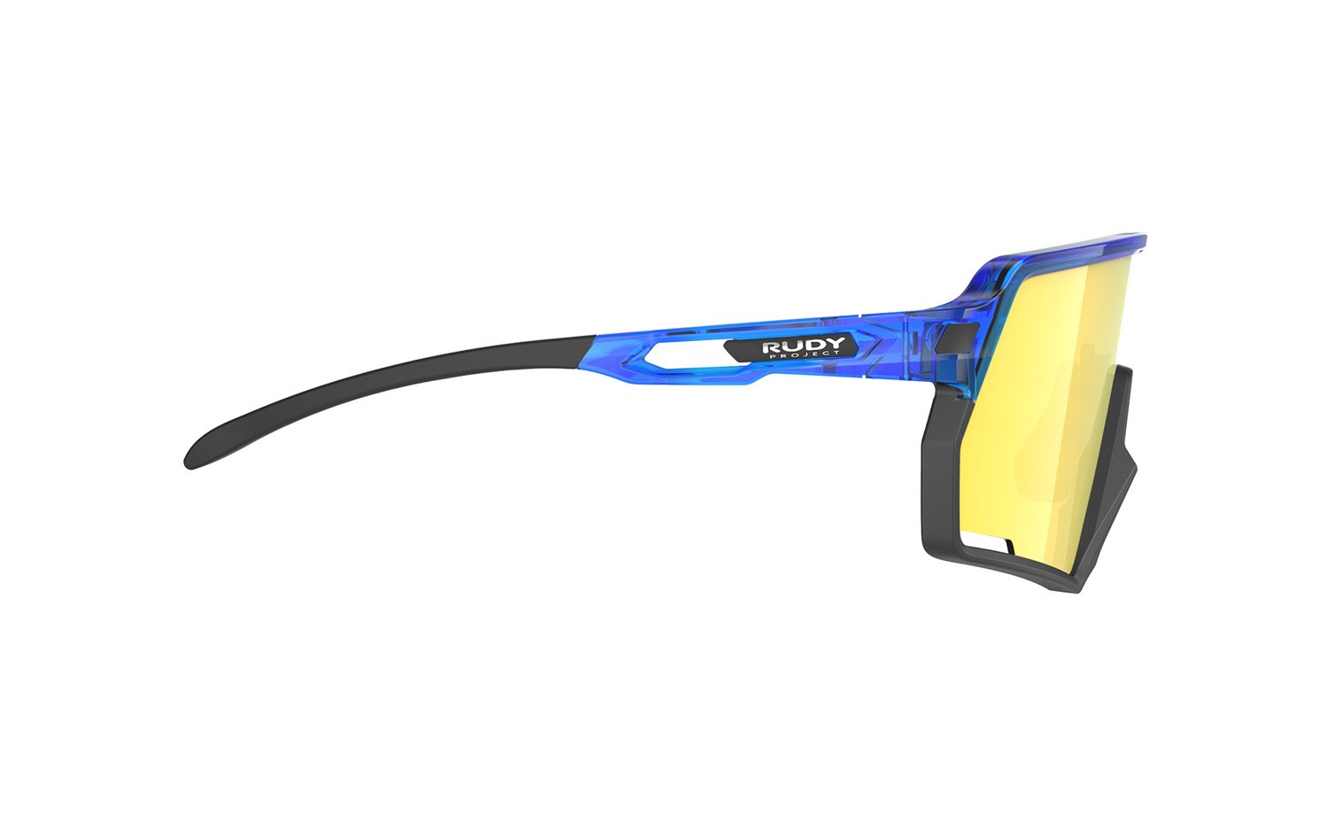 Occhiali da sole Rudy Project Kelion SP850577-0000 colore crystal blue gloss lenti multilaser yellow