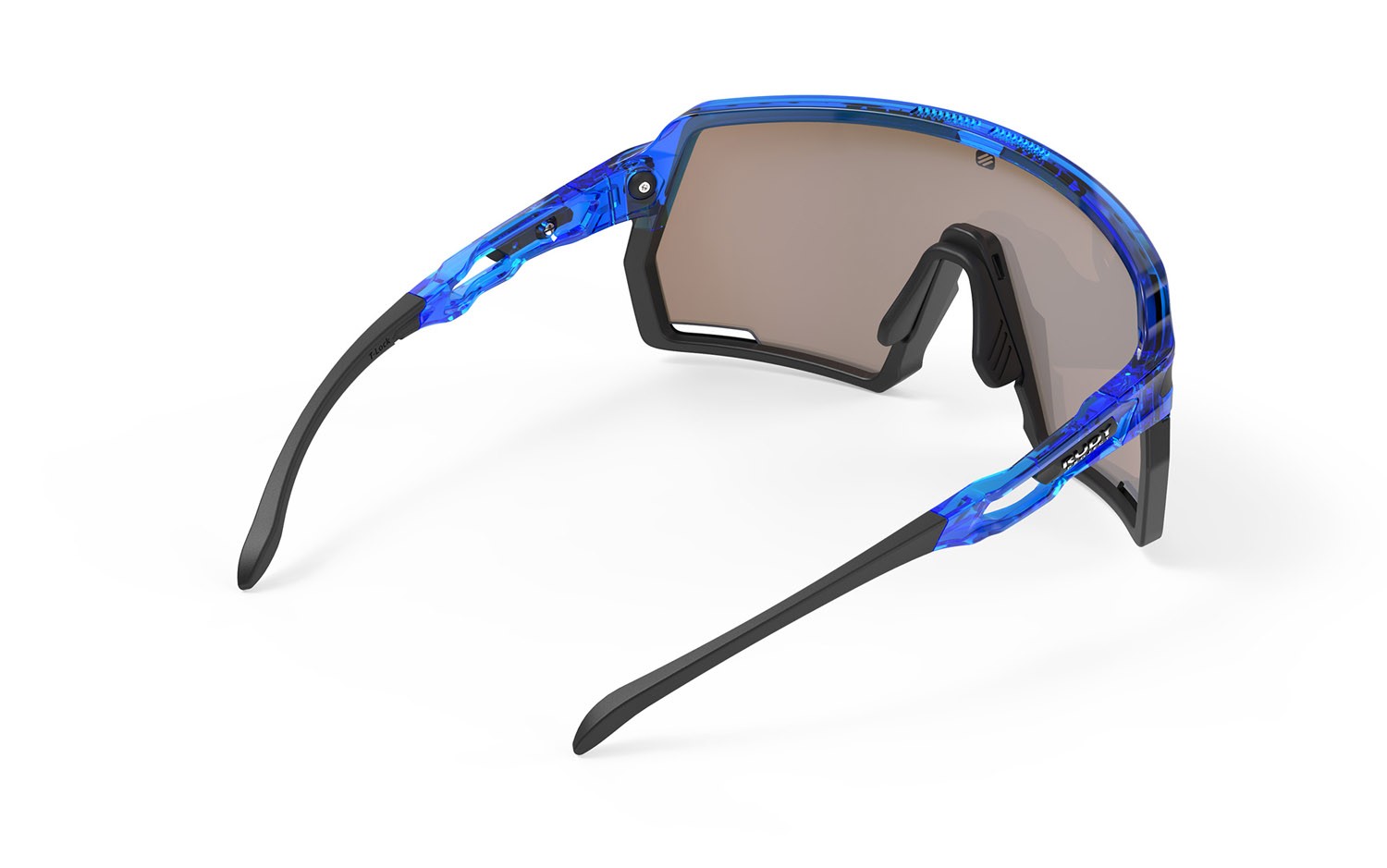 Occhiali da sole Rudy Project Kelion SP850577-0000 colore crystal blue gloss lenti multilaser yellow