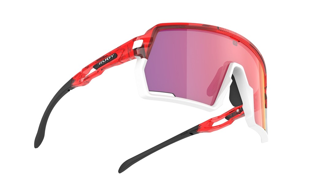 Occhiali da sole Rudy Project Kelion SP853817-0000 colore crystal red lenti multilaser red