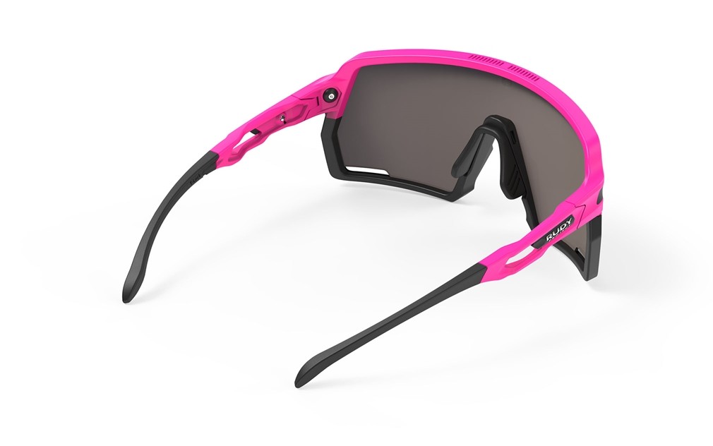 Occhiali da sole Rudy Project Kelion SP855289-0000 colore pink fluo lenti multilaser sunset