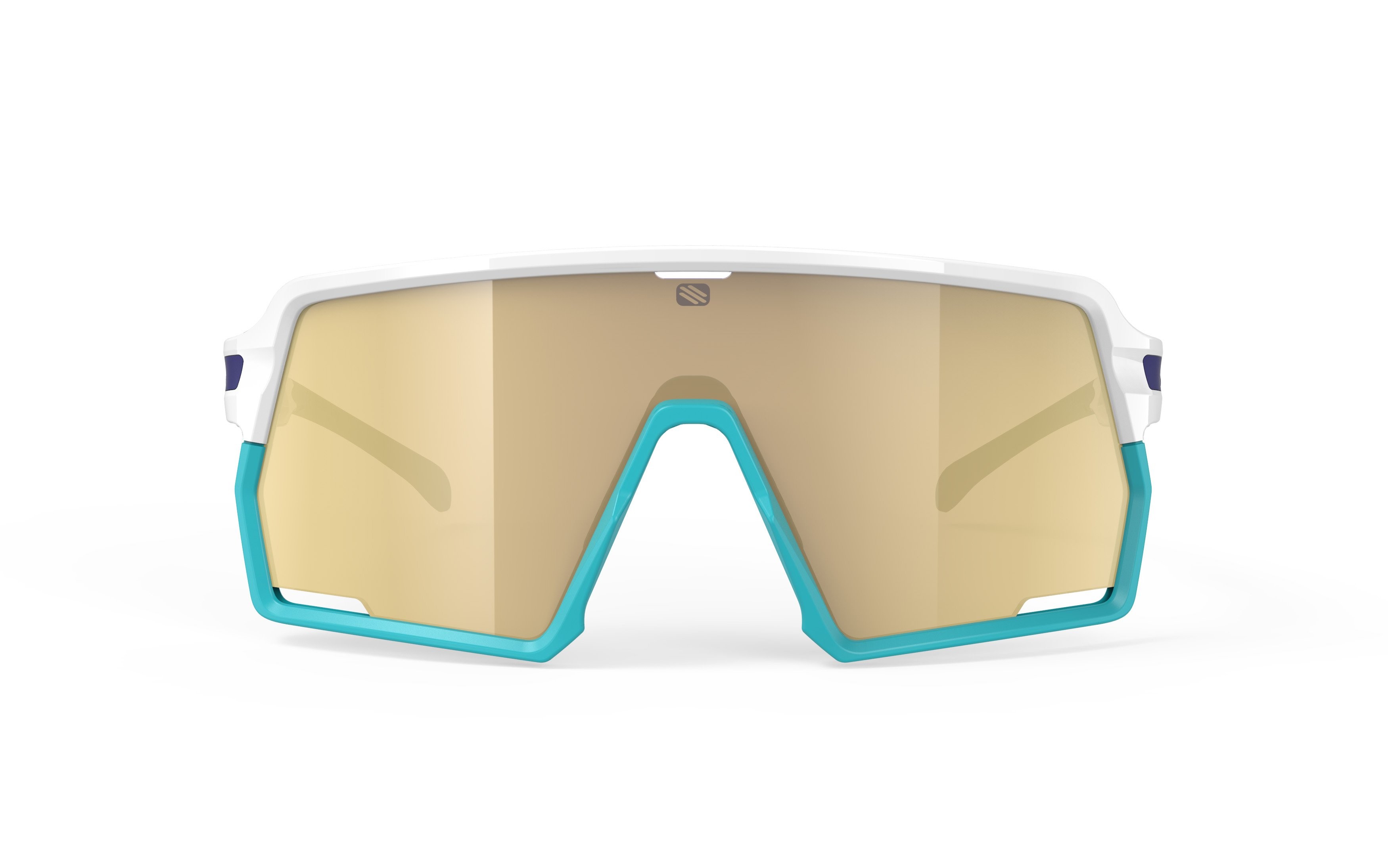 Occhiali da sole Rudy Project Kelion SP855769-R003 colore white gloss lenti multilaser gold