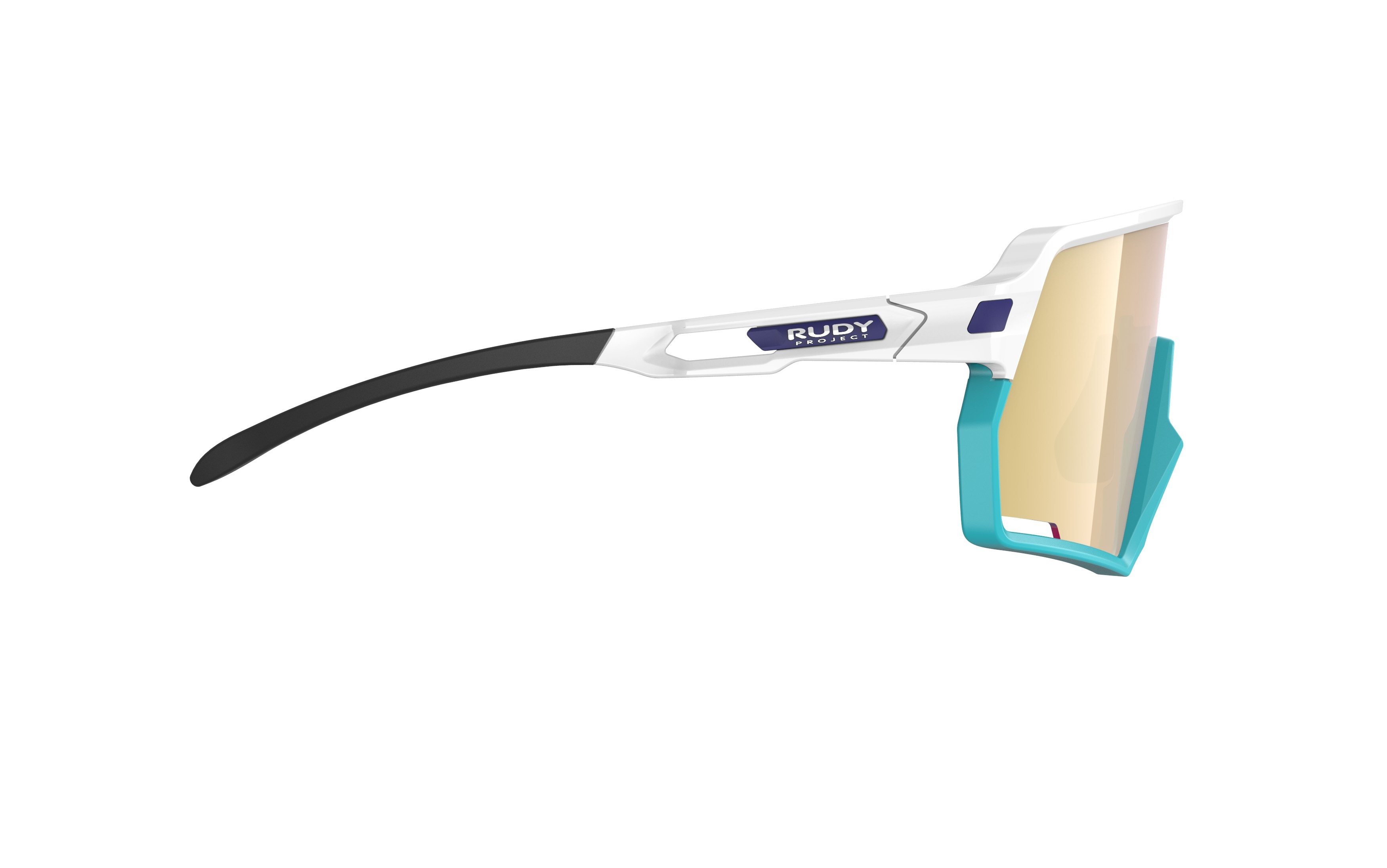 Occhiali da sole Rudy Project Kelion SP855769-R003 colore white gloss lenti multilaser gold