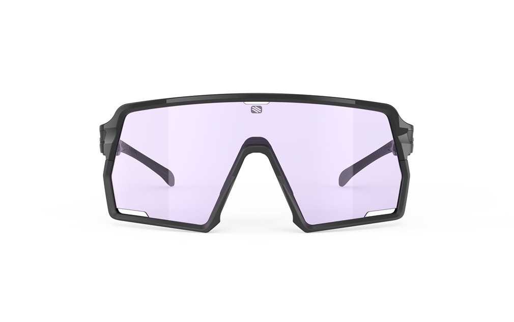 Occhiali da sole Rudy Project Kelion SP857542-0000 colore black gloss lenti laser purple