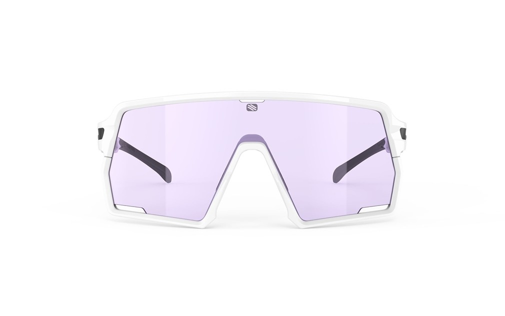 Occhiali da sole Rudy Project Kelion SP857569-0000 colore white gloss lenti laser purple