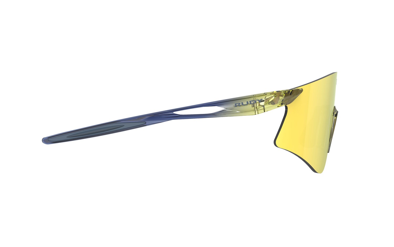 Occhiali da sole Rudy Project Astral SP880530-0000 colore apple green fade gloss / crystal blue avio lenti multilaser yellow