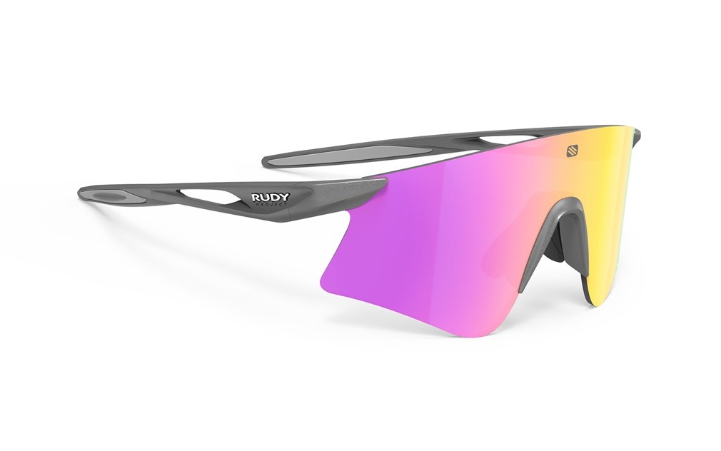 Occhiali da sole Rudy Project Astral SP885292-0000 colore metal titanium matte lenti multilaser sunset