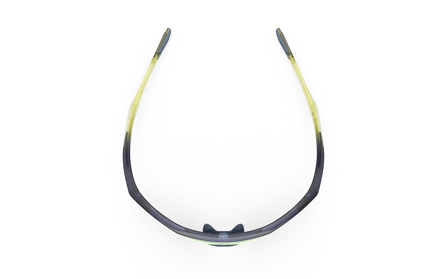 Occhiali da sole Rudy Project Turbolence SP890502-N000 colore crystal blue avio / apple green fade gloss lenti multilaser yellow