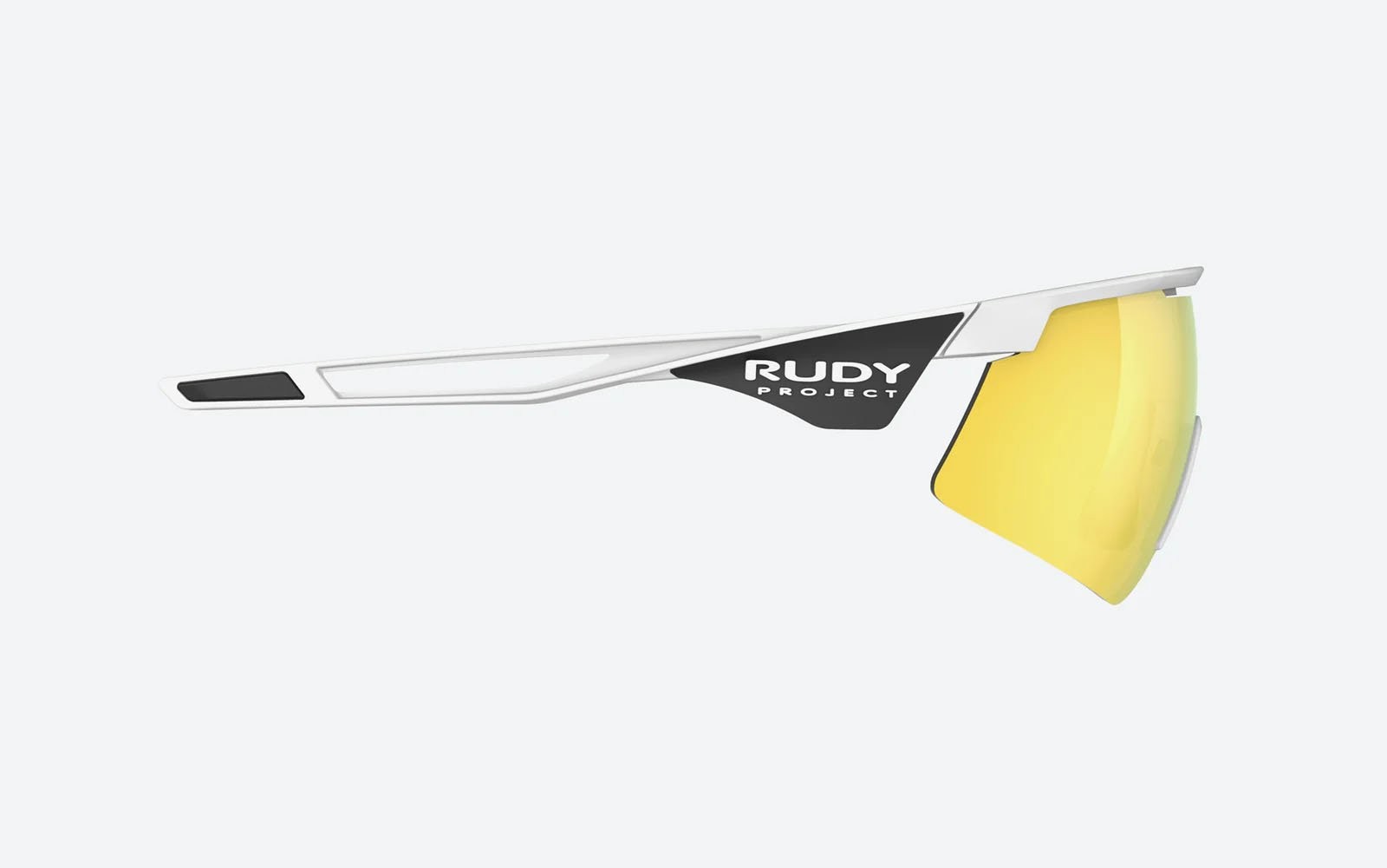 Occhiali da sole Rudy Project Turbolence Racing Without Accessories SP890558-RN01 colore white matte lenti multilaser yellow