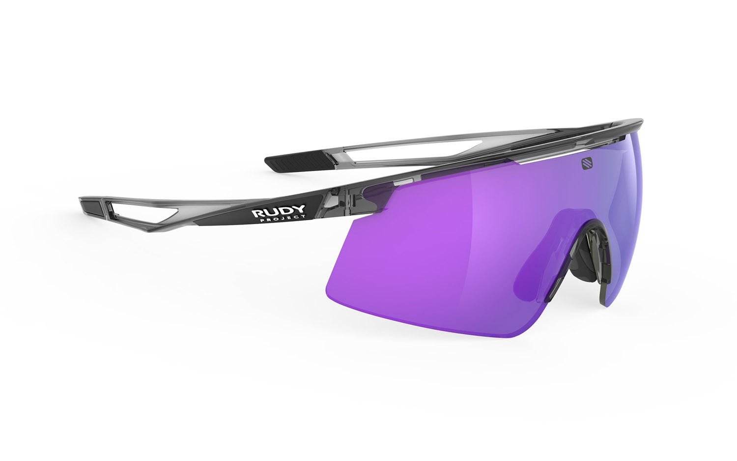 Occhiali da sole Rudy Project Turbolence SP894233-N000 colore crystal ash lenti multilaser violet