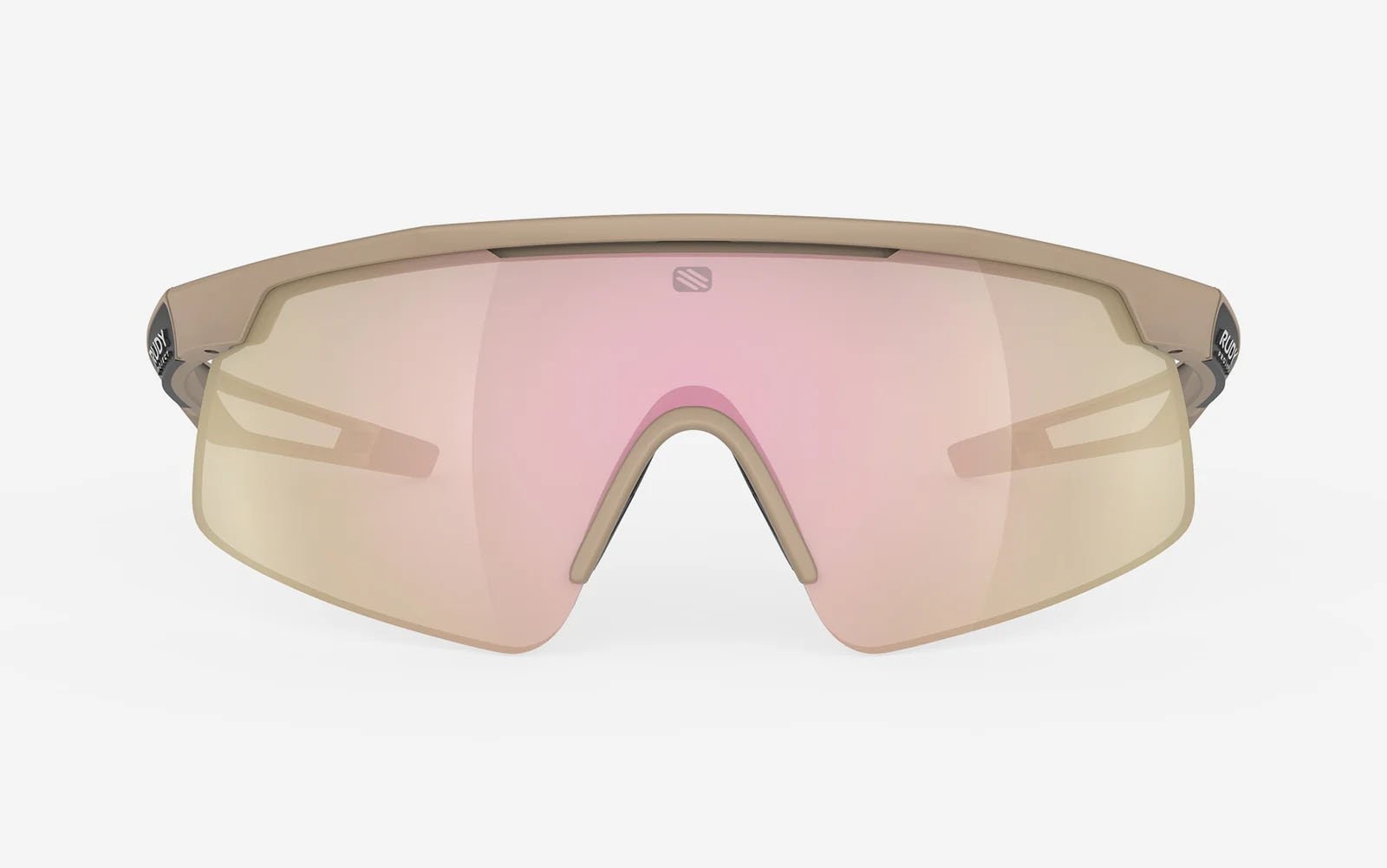 Occhiali da sole Rudy Project Turbolence + Elastic Cord Interface SP895455-0000 colore desert matte lenti multilaser rose gold