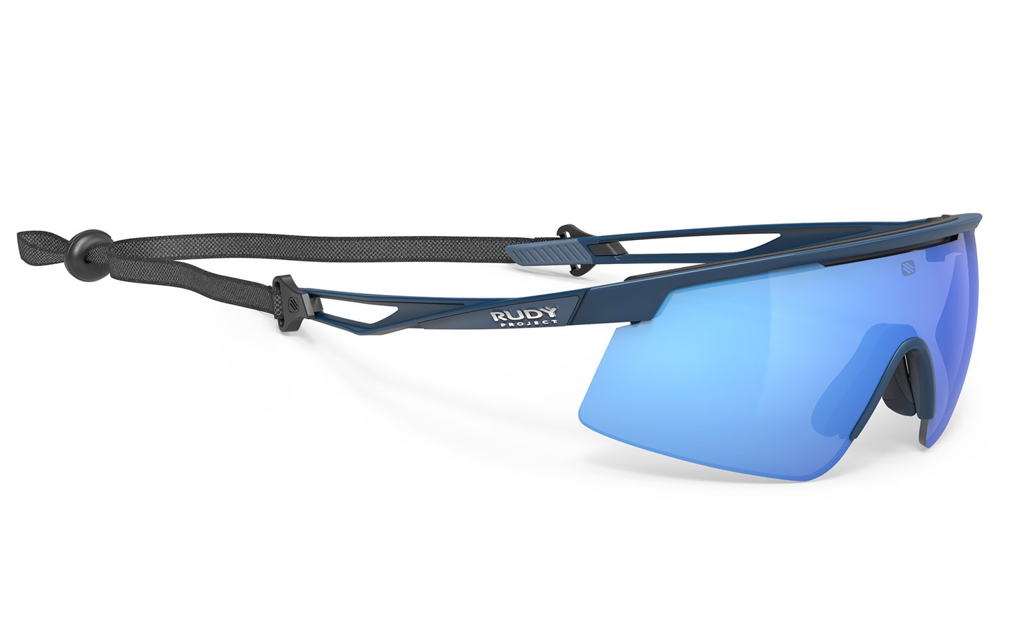 Occhiali da sole Rudy Project Turbolence SP896547-0000 colore blue navy matte lenti polar3fx asw multilaser blue