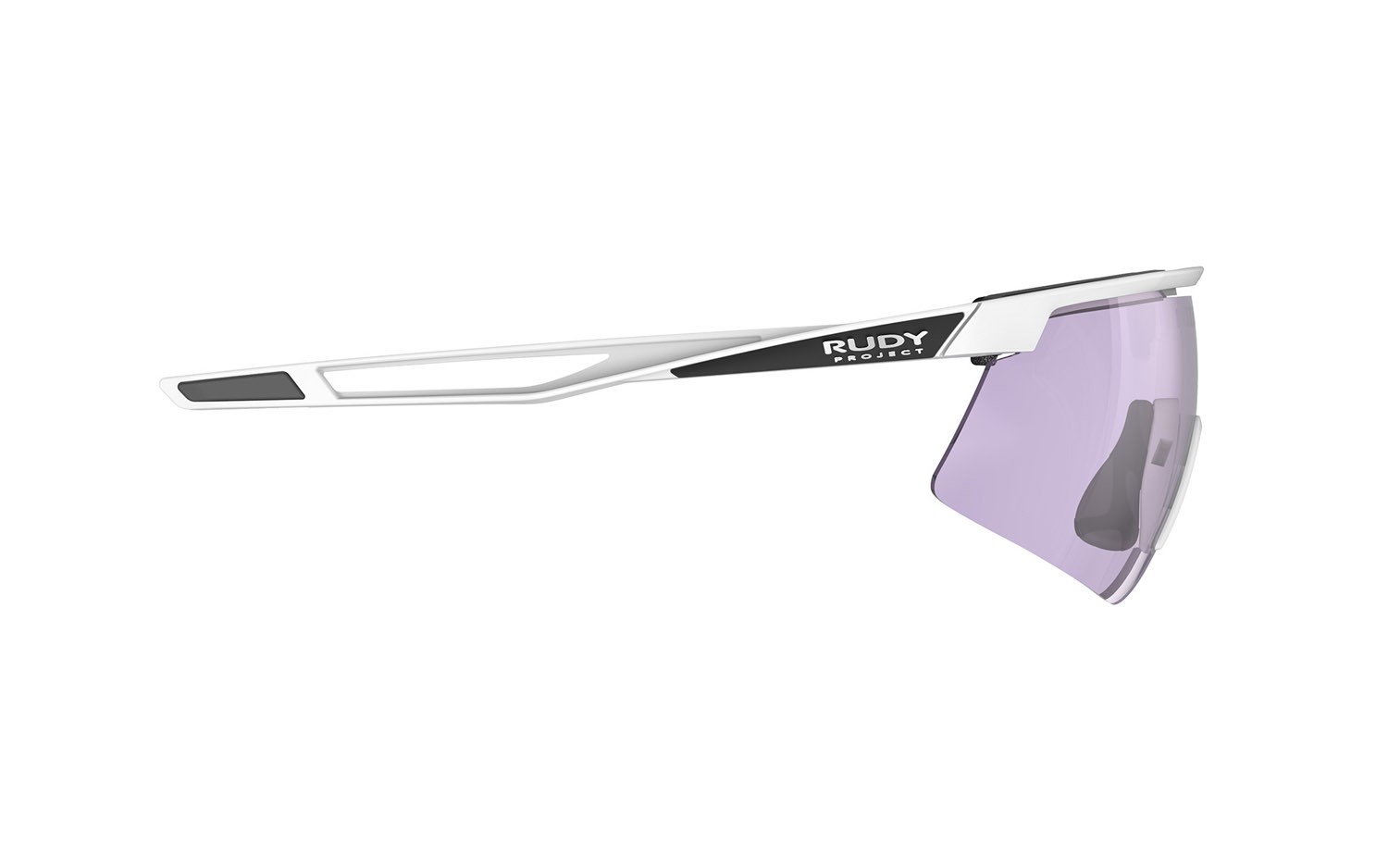 Occhiali da sole Rudy Project Turbolence SP897558-0000 c/interface e elastic cord colore white matte lenti impactx photochromic 2 laser purple