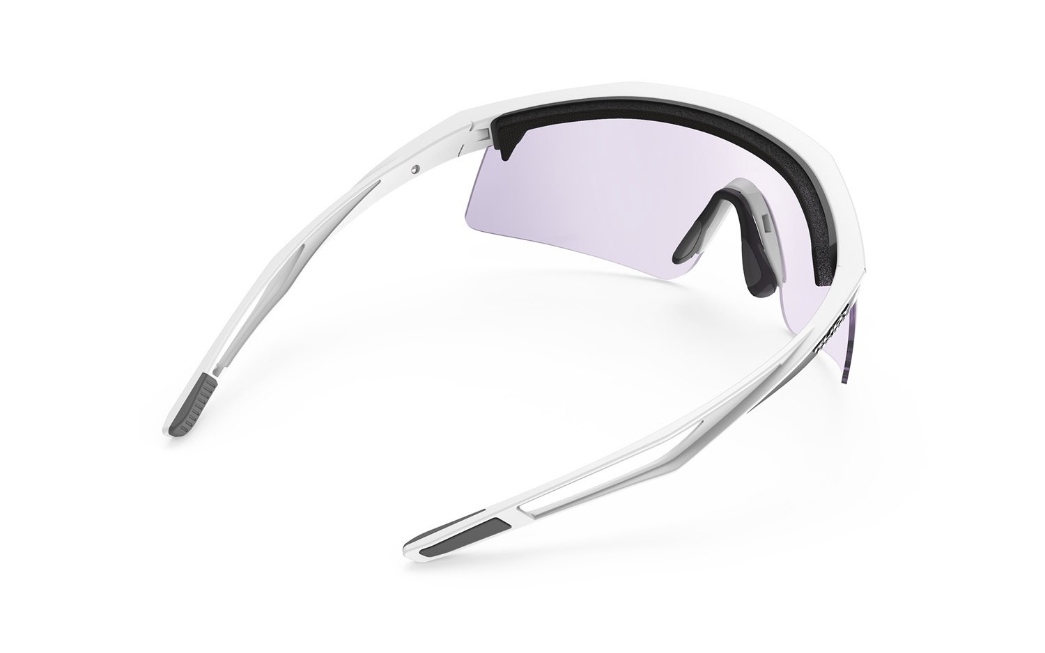 Occhiali da sole Rudy Project Turbolence SP897558-0000 c/interface e elastic cord colore white matte lenti impactx photochromic 2 laser purple