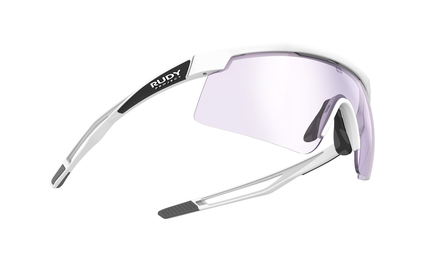 Occhiali da sole Rudy Project Turbolence SP897558-N000 colore white matte lenti impactx photochromic 2 laser purple