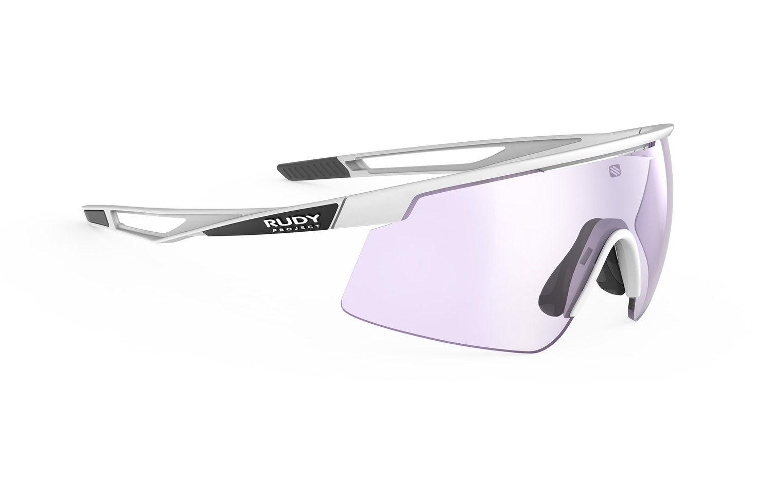 Occhiali da sole Rudy Project Turbolence SP897558-N000 colore white matte lenti impactx photochromic 2 laser purple