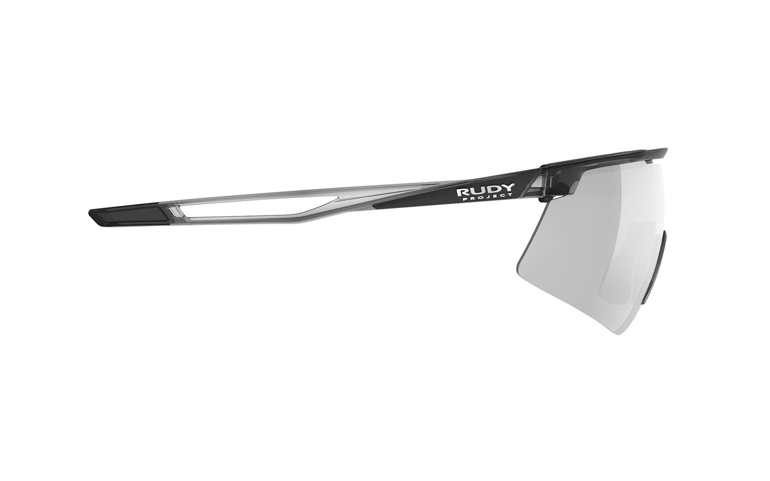 Occhiali da sole Rudy Project Turbolence SP897833-0000 c/interface e elastic cord colore crystal ash lenti impactx photochromic 2 laser black