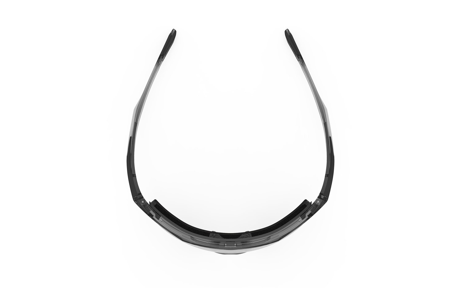 Occhiali da sole Rudy Project Turbolence SP897833-0000 c/interface e elastic cord colore crystal ash lenti impactx photochromic 2 laser black