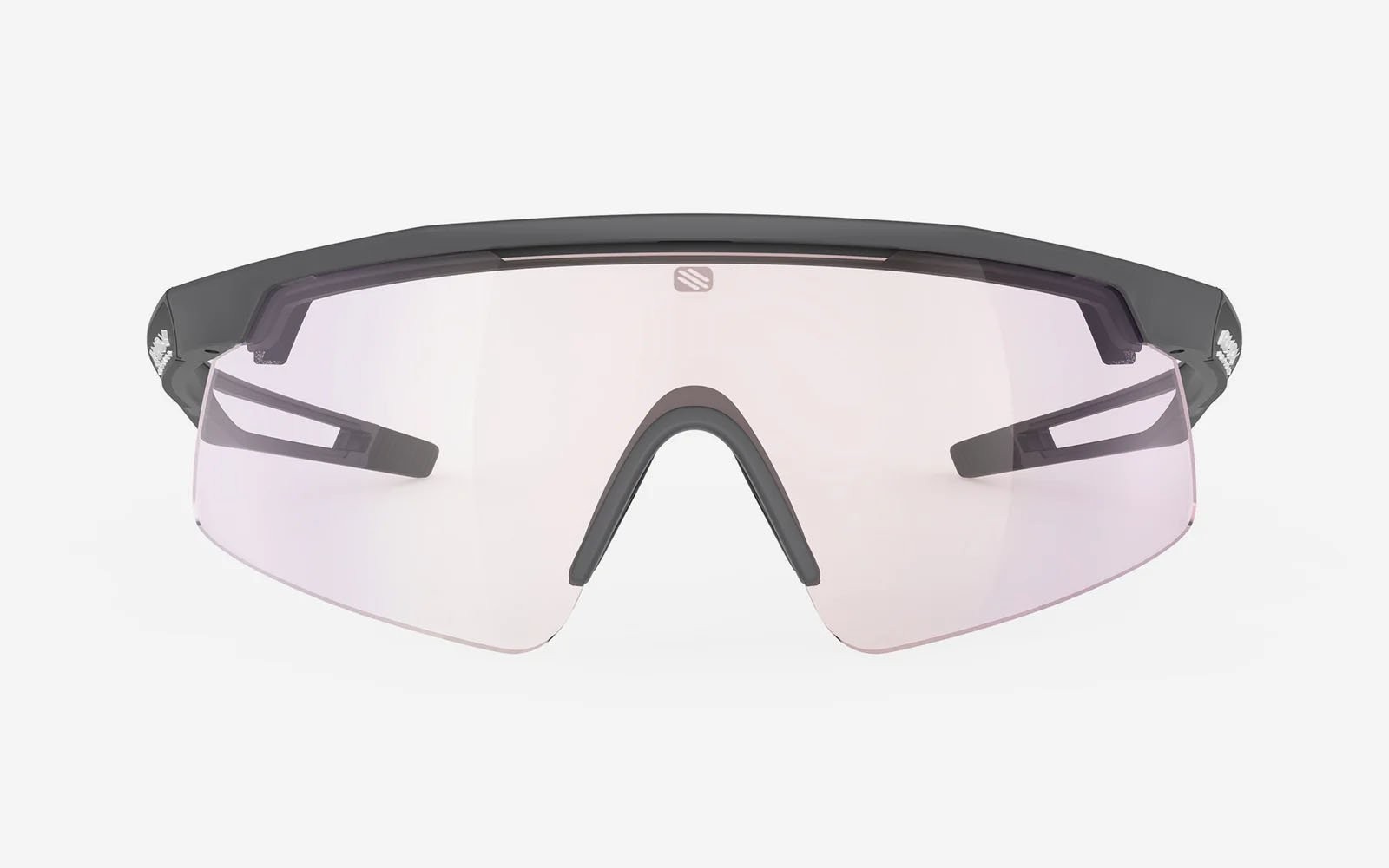 Occhiali da sole Rudy Project Turbolence + Elastic Cord Interface SP897438-0000 colore charcoal matte lenti impactx™ photochromic 2laser red