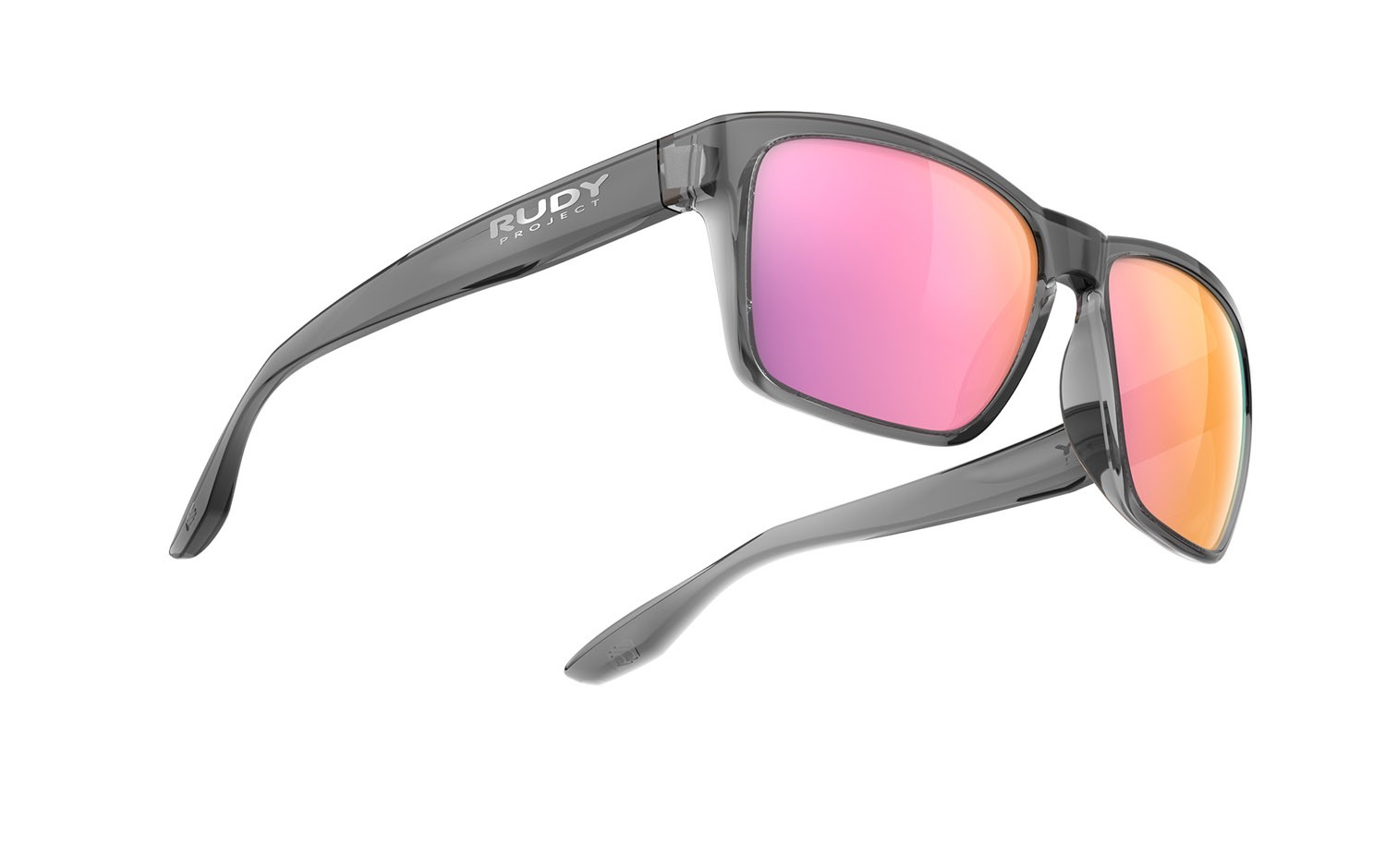 Occhiali da sole Rudy Project Spinhawk Edge SP905233-0000 colore crystal ash lenti multilaser sunset