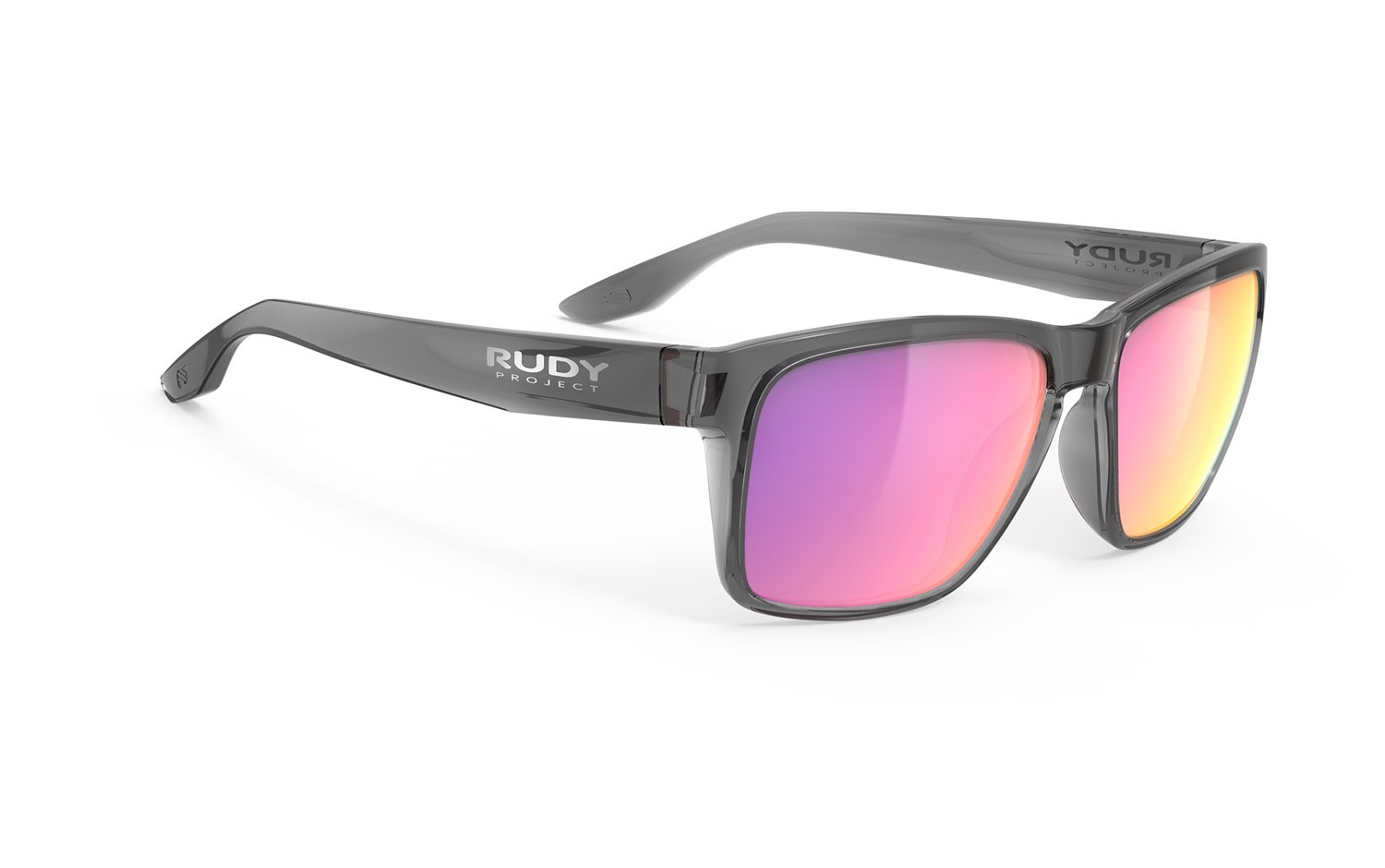 Occhiali da sole Rudy Project Spinhawk Edge SP905233-0000 colore crystal ash lenti multilaser sunset