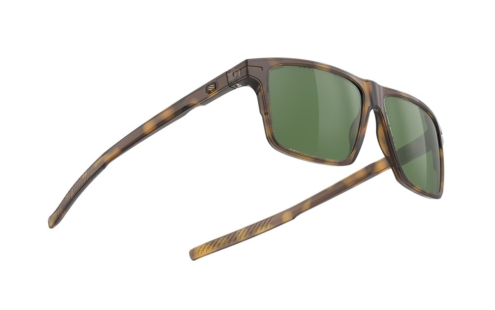Occhiali da sole Rudy Project Stellar SP910110-0000 colore demi brown gloss lenti green