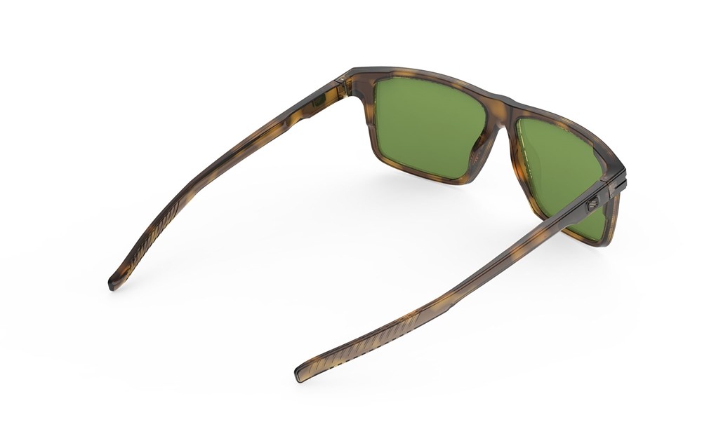 Occhiali da sole Rudy Project Stellar SP910110-0000 colore demi brown gloss lenti green