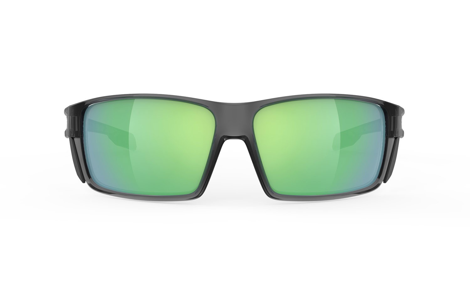 Occhiali da sole Rudy Project Nyad SP924157-0000 colore crystal ash gloss lenti multilaser green