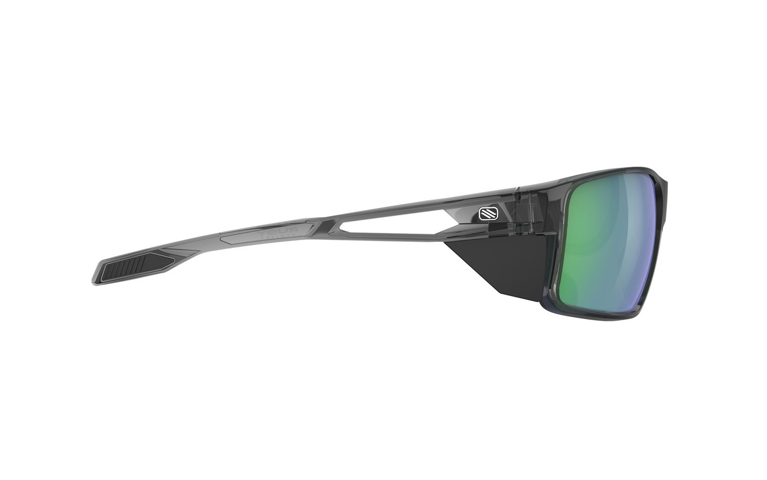 Occhiali da sole Rudy Project Nyad SP924157-0000 colore crystal ash gloss lenti multilaser green