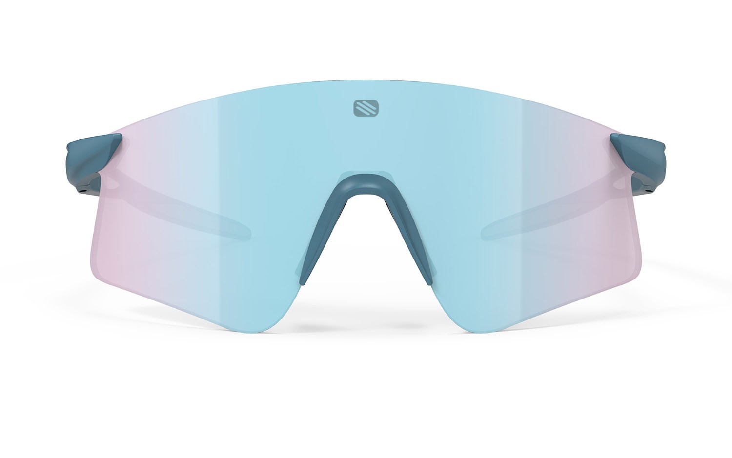 Sunglasses Rudy Project Astral X SP943464-0000 color light teal matte lenses multilaser osmium