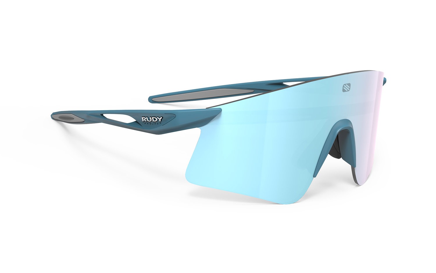 Sunglasses Rudy Project Astral X SP943464-0000 color light teal matte lenses multilaser osmium