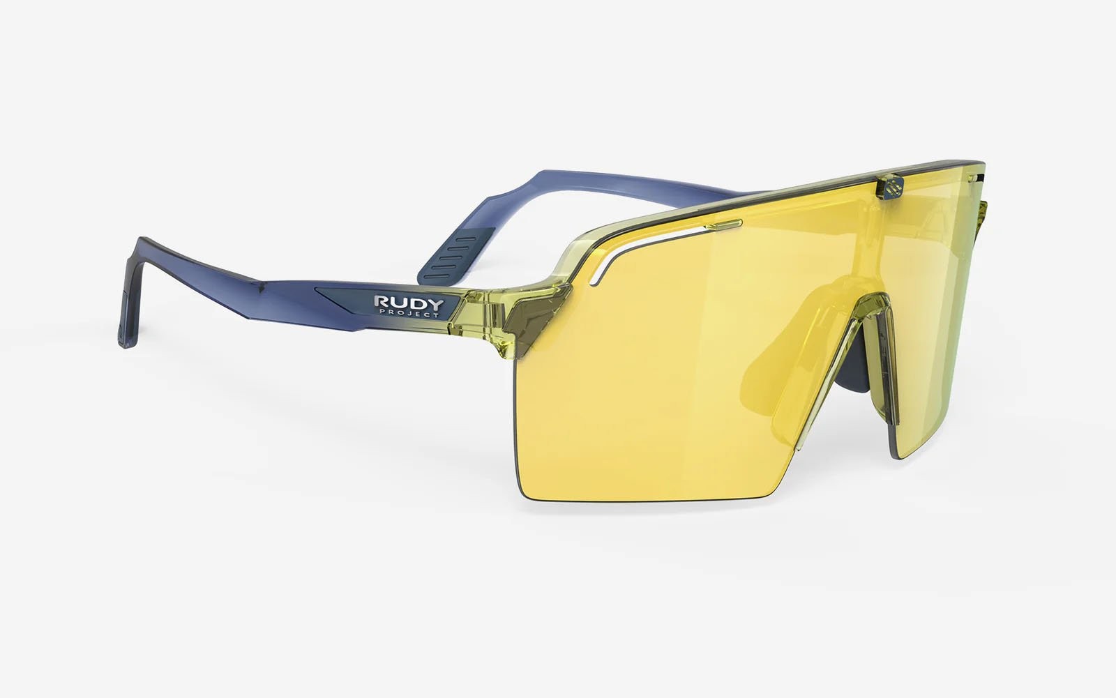 Occhiali da sole Rudy Project Spinshield Pro SP980530-0000 colore crystal apple/avio lenti mls yellow