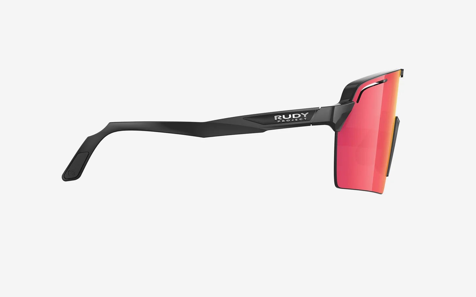 Occhiali da sole Rudy Project Spinshield Pro SP983842-0000 colore black gloss lenti multilaser red
