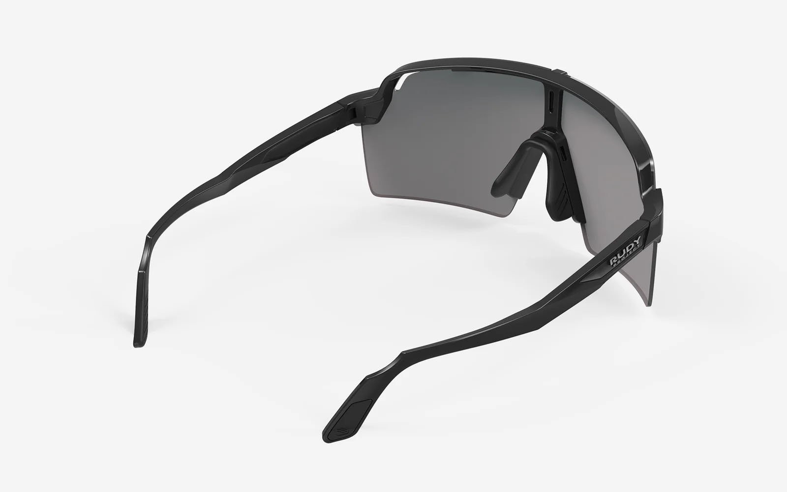 Occhiali da sole Rudy Project Spinshield Pro SP983842-0000 colore black gloss lenti multilaser red