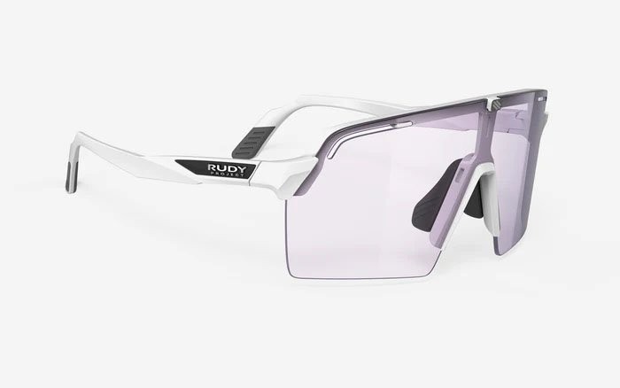 Occhiali da sole Rudy Project Spinshield Pro SP987569-0000 colore white gloss lenti impactx™ photochromic 2laser purple